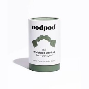 Nodpod Weighted Blanket For Your Eyes Sage Green Sleep Mask Relaxation New